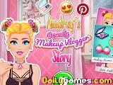 Audrey beauty makeup vlogger story